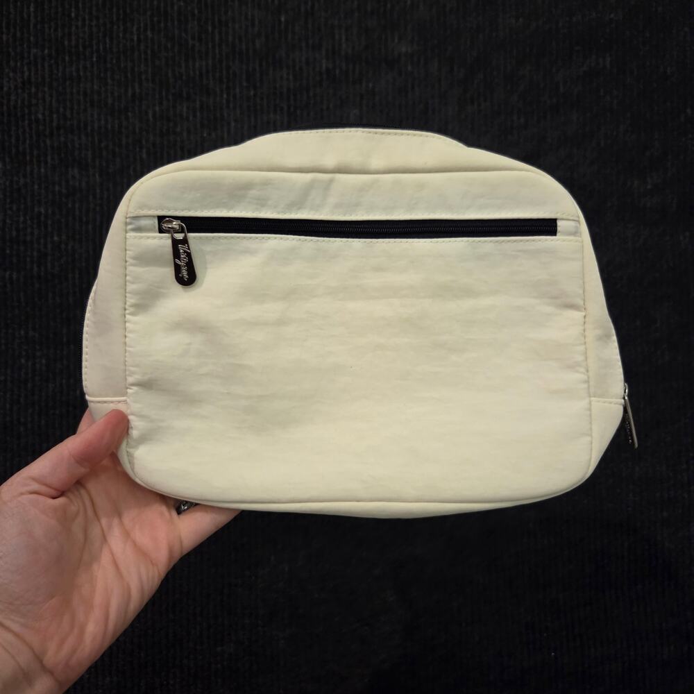 THIRTY-ONE Champagne Belt Bag Fanny Pack Cream Waist Purse Wallet Card Slots